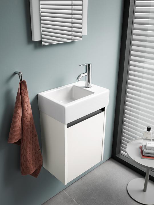 Actual product image Duravit Single lever basin mixer C.1 S without pop-up waste chrome