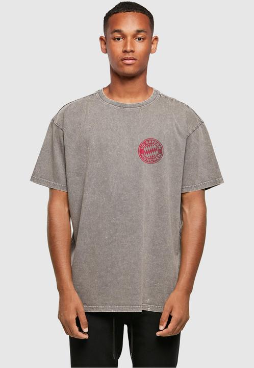 Actual product image FC Bayern München Mia San Mia V GR Acid Washed Heavy Oversize Tee - 115607 (3XL)