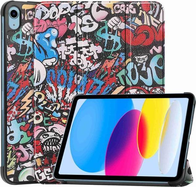 Produktbild MU Style Dreifach faltbare Hülle mit Muster (iPad 2025 (11. Gen), iPad 2022 (10. Gen))