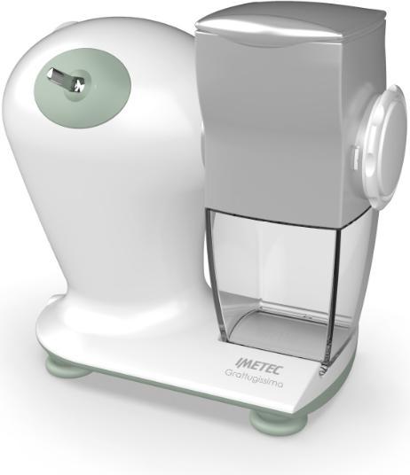Immagine prodotto Imetec 7480 grattugia e spiralizzatore elettrici Grattugia elettrica Verde, Bianco