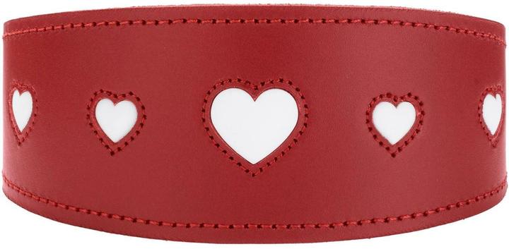Actual product image Hunter Greyhound collar Love 52/M, red/black (M, Dog, General)