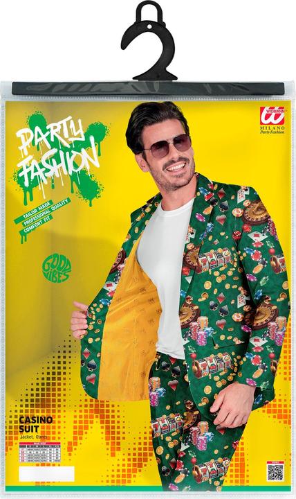 Actual product image Widmann CASINO PARTY FASHION ANZUG (Jackett, Hose), XL (XL)