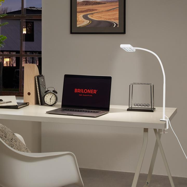 Actual product image Briloner LED daylight clamp light, white, LED/7,5W (800 lm)
