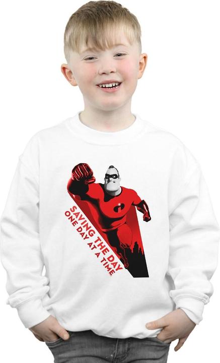 Actual product image Disney Boys The Incredibles Saving The Day Sweatshirt (140, 146)
