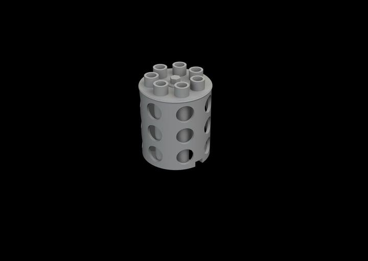 Produktbild Eduard A-10C rotary gun flash suppressor PRINT 1/48 ACADEMY