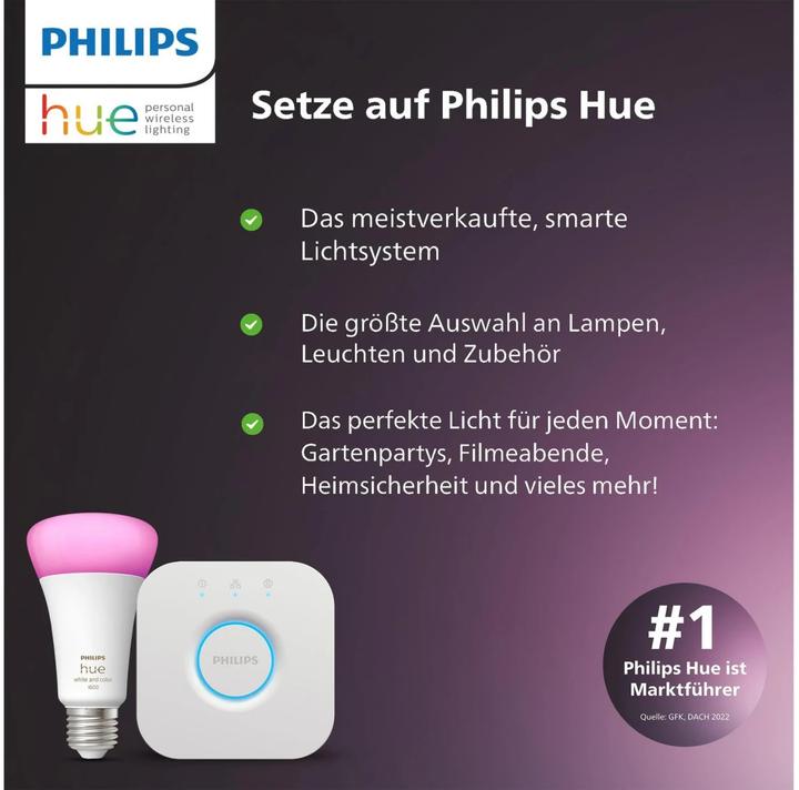 Actual product image Philips Hue Pillar Basis BT (350 lm, GU10)