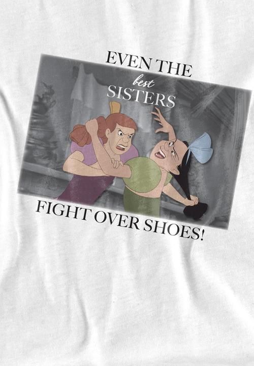 Actual product image Cinderella Childrens/Kids Even The Best Sisters Anastasia Drizella T-Shirt (116)