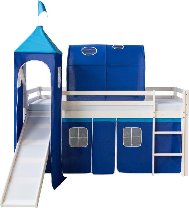 Image du produit Floki24 Tunnel pour lits superposés Tente de lit Toit de jeu Tunnel Caverne Lit d'enfant - bleu
