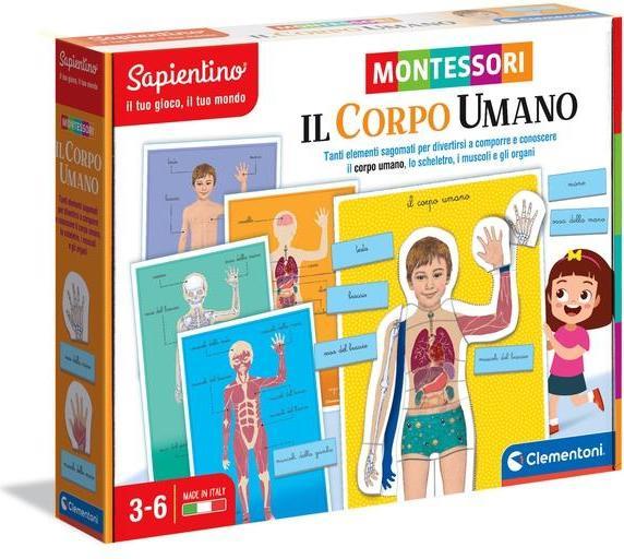 Actual product image Clementoni Montessori Corpo umano IT