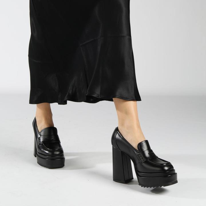 Produktbild Buffalo damenschuhe mit absatz may w loafer - vegan box (40)