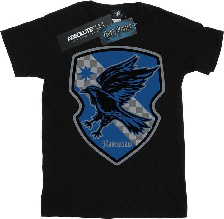 Actual product image Boys Ravenclaw Crest Flat T-Shirt (116)