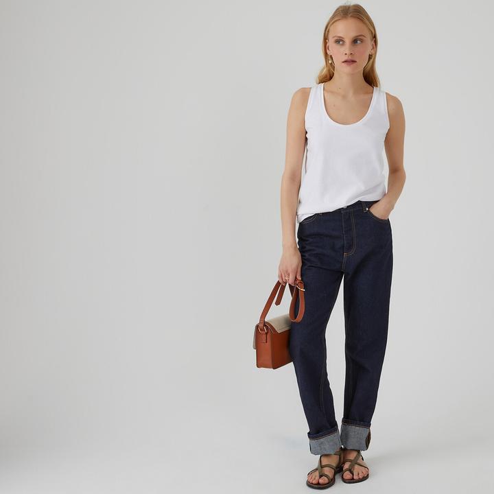 Actual product image La Redoute Collections Sleeveless top with swimmer back (S)