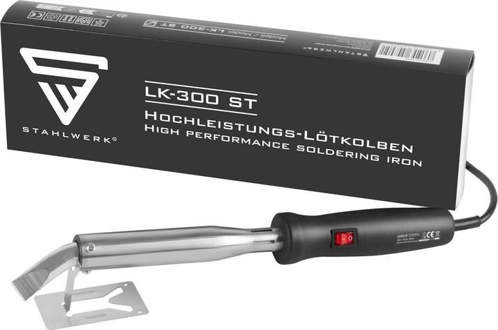 Actual product image Stahlwerk High-performance soldering iron LK-300 ST electric soldering device 300 W power