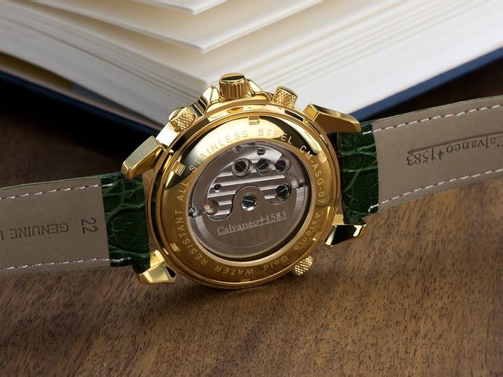Actual product image Calvaneo 1583 Astonia Luxury Britannic Gold Automatic (44 mm)