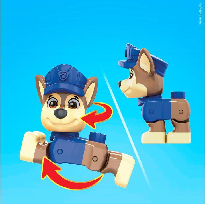 Actual product image Mega Bloks PAW Patrol Chase's Patrol Car Building Set