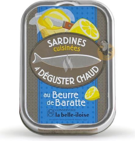 La Belle Iloise Sardinen mit Fassbutter zum Braten (115 g)