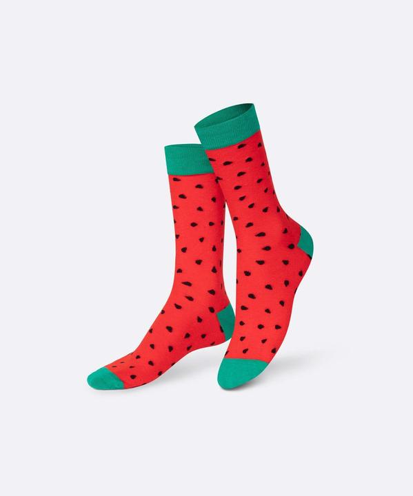Actual product image Eat My Socks Socks, Fresh Watermelon (One size)