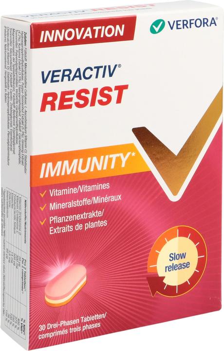 Veractiv Resist3 Drei-Phasen-Tabletten 30 Stk (30 Stück, Tabletten, 64 g)
