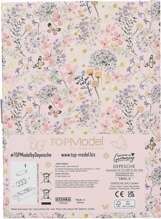 Produktbild Magni DEPESCHE TOPModel Geheimcode Tagebuch SUMMER FEELING mit Sound