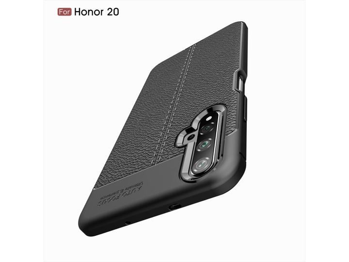 Produktbild Screenguard Honor 20 Hülle Leather Design TPU Cover (Honor 20)
