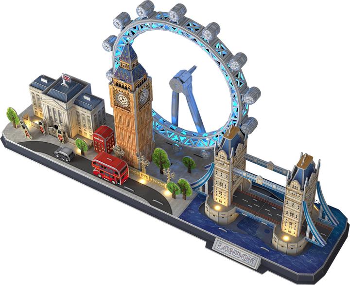 Image du produit NoName Puzzle 3d City Line London LED (107 pièces)