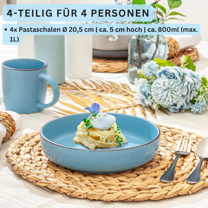 Immagine prodotto Sänger Pastaschalen Set Bombay Saphir (4 x, 20.50 cm)