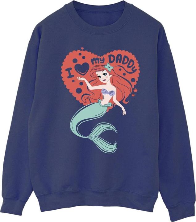 Actual product image Disney Mens The Little Mermaid Love Daddy Sweatshirt (XL)