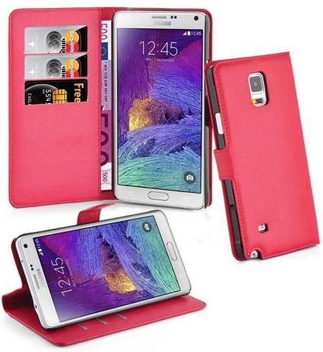 Actual product image Cadorabo Book with stand function cover (Samsung Galaxy Note 4)