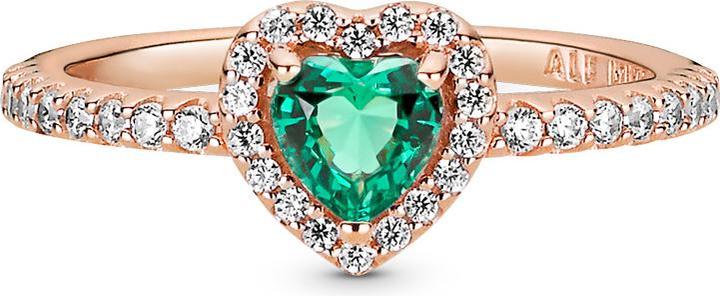 Produktbild Pandora 14k Rose Gold Sparkling Heart Ring (50, 585/14 K Gold)