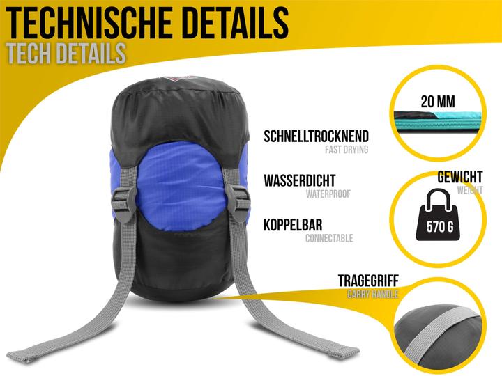 Image du produit Normani Sac de couchage ultraléger Runty (210 cm)