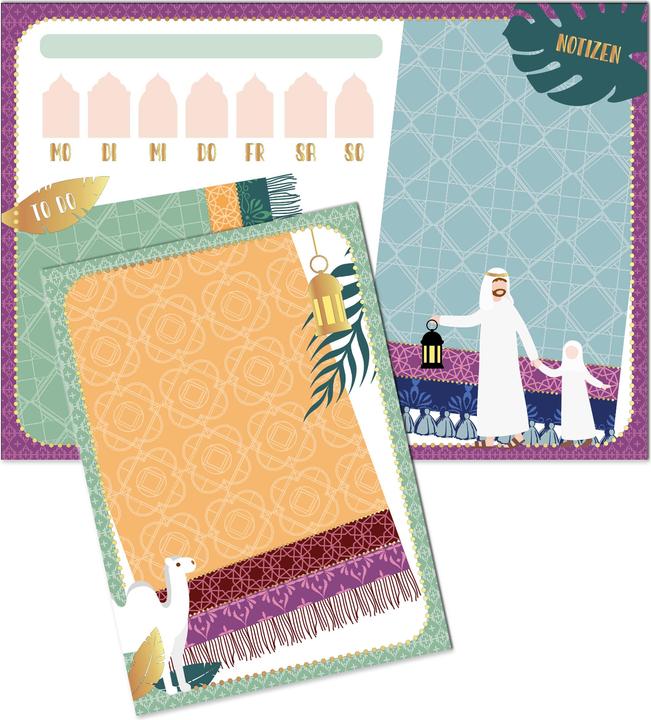 Produktbild Papierdrachen 2 Ramadan Planer-Blöcke (A4)