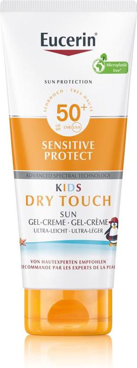 Eucerin SUN KIDS Sensitive Protect Dry Touch LSF 50+ (Sonnencreme Gesicht, SPF 50+, 200 ml, 230 g)