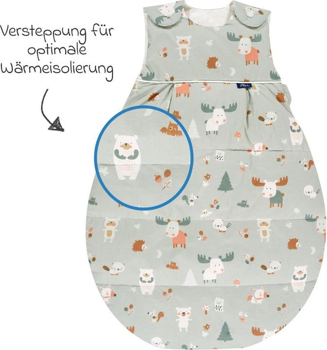 Actual product image Alvi Schlafsäcke Daunen-Schlafsack - Baby Forest - Gr. 90 (90 cm)