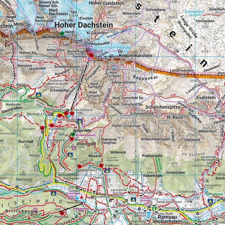 Actual product image Freytag & Berndt hiking, cycling and leisure map Dachstein, Ausseerland, Filzmoos, Ramsau