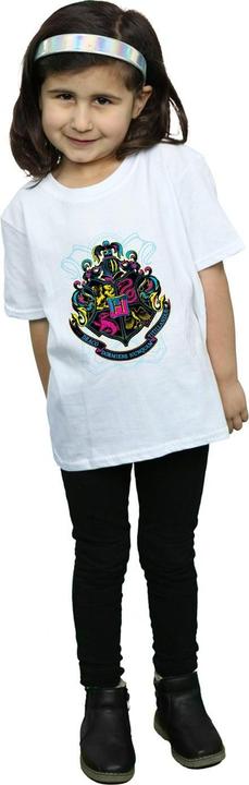 Immagine prodotto Neon Hogwarts Crest Maglietta Ragazze (128)