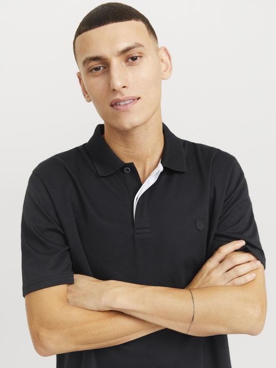 Immagine prodotto Jack & Jones Einfarbig Hemdkragen Poloshirt Poloshirt (L)