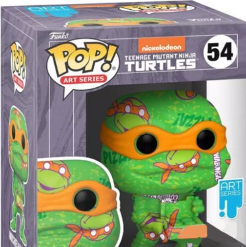 Actual product image Funko Pop! TMNT : Michelangelo (Art Series) (54)