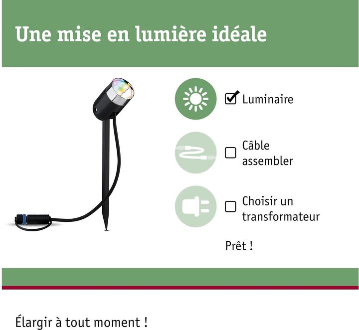 Produktbild Paulmann Outdoor Plug & Shine Pike Spot (330 lm, IP65)
