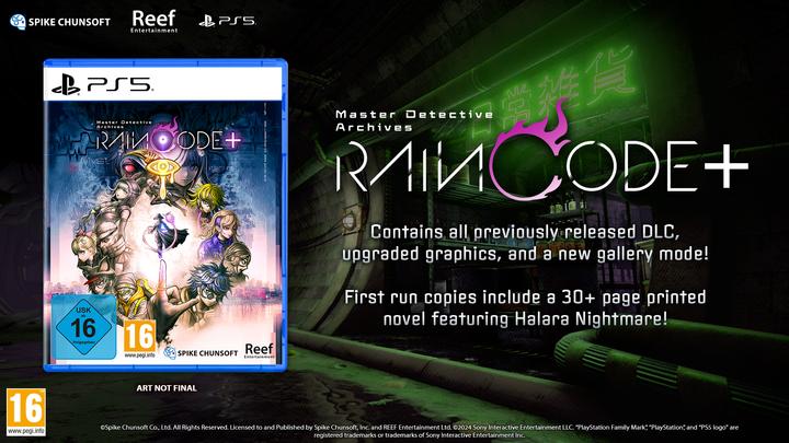 Image du produit Spike Chunsoft Master Detective Archives : RAIN CODE Plus - Lucid-Noir Édition limitée (PS5)