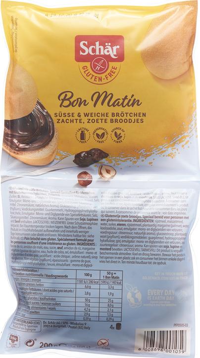 Immagine prodotto Schär Panini senza glutine Bon Matin (200 g)