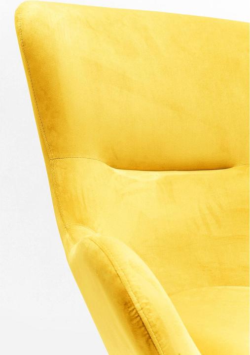 Actual product image Kare Design Oslo yellow rocking chair
