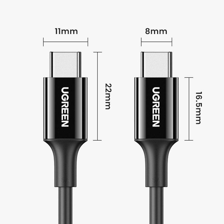 Actual product image Ugreen USB C - USB C (1 m, USB 2.0)