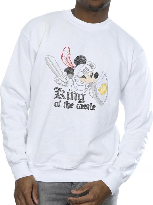 Actual product image Disney Mens Mickey Mouse King Of The Castle Sweatshirt (XXL)