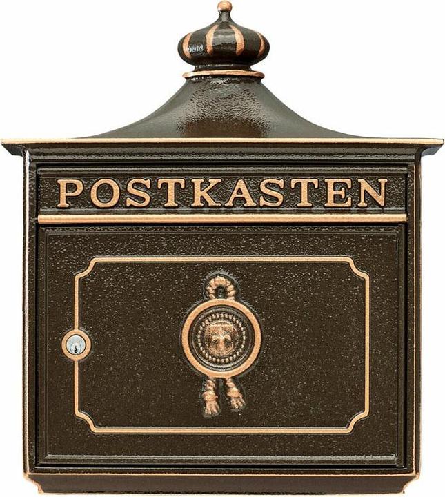 Immagine prodotto Burg Wächter Cassetta delle lettere in metallo LxHxP 480/425/180 mm Bordeaux 1895 bronzo