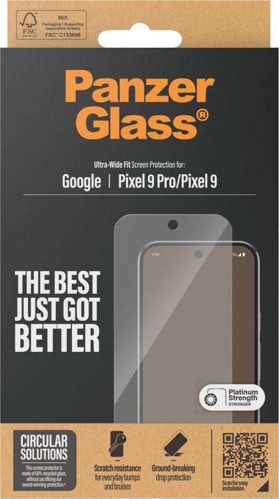 Image du produit PanzerGlass Ultra-Wide Fit (1 pièce(s), Google Pixel 9, Google Pixel 9 Pro Fold)