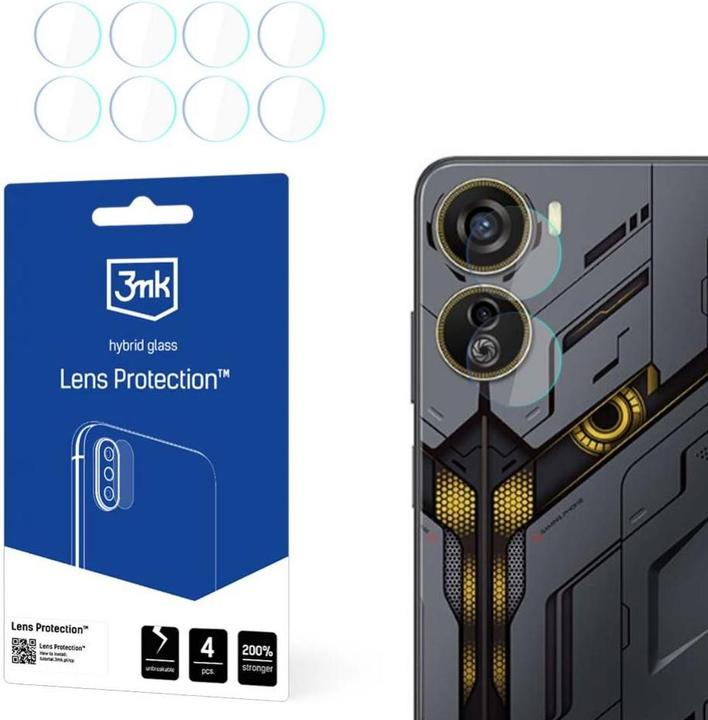 Actual product image 3MK Lens Protect Nubia Neo 5G Ochrona na obiektyw aparatu 4szt (1 Piece, Oppo Find X3 Neo 5G)