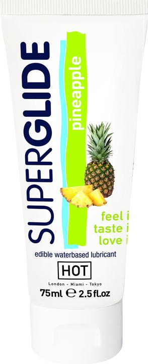 Immagine prodotto HOT Superglide lubrificante commestibile a base d'acqua all'ananas 75 ml (75 ml)