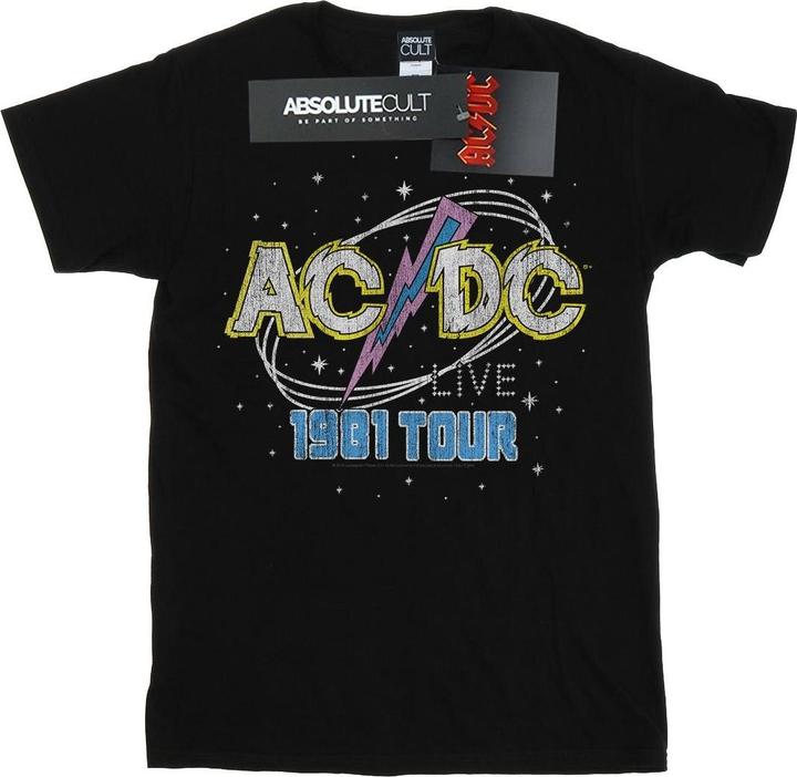 Actual product image AC/DC Mens 1981 Live Tour T-Shirt (M)