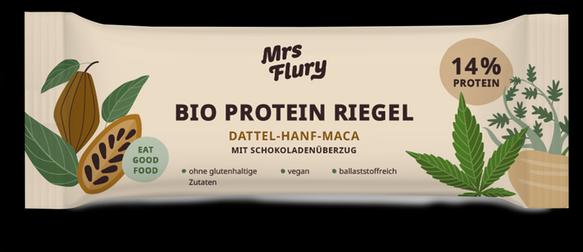 Image du produit Mrs Flury Barre protéinée bio chanvre-maca enrobée de chocolat (Maca au chanvre, 1 pcs, 42 g)