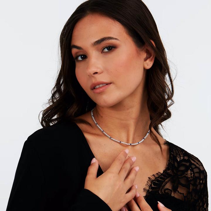 Image du produit Morellato Élégant collier en argent avec zircons Tesori SAIW136 (Argent 925)